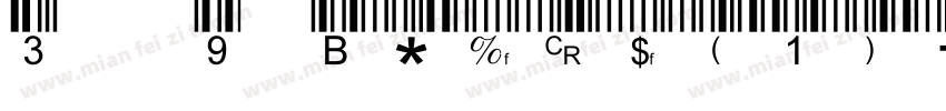 3 of 9 Barcode(1)字体转换